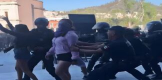 “Las arrastraron y desnudaron”. Denuncian tortura sexual de policías contra manifestantes el 8M de Hidalgo