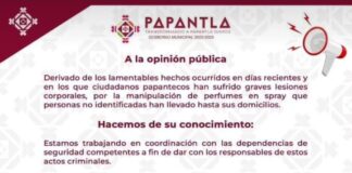 Emite alertamiento Ayuntamiento de Papantla por regalo con explosivos