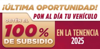 #Veracruz: Hasta el 31 de marzo aprovecha el subsidio del 100% en tenencia
