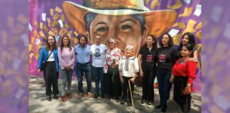 Develan mural en memoria de periodista Miroslava Breach, a 8 años de su feminicidio: «El silencio es complicidad»