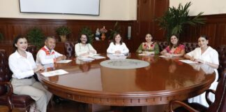 Rocío Nahle se reúne con legisladores locales del Partido Verde #Veracruz