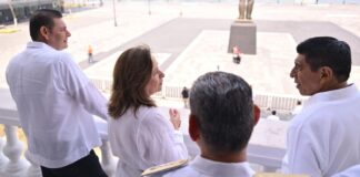 Anuncia la Gobernadora de Veracruz convenio de seguridad con más estados.