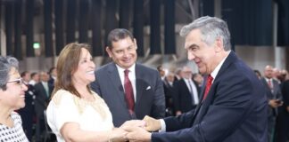 Asiste Rocío Nahle al Tercer Informe de Gobierno de Américo Villarreal