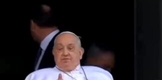 #Video Papa Francisco aparece en público tras su hospitalización.