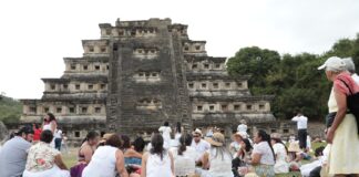 Reciben en El Tajín el equinoccio de Primavera.