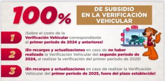 Gobierno de Veracruz ofrece 100% de subsidios si te pones al corriente en Verificaciones.