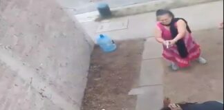 #VideoViral. Abuelita defiende su vivienda a balazos. Los ocupantes aseguran que rentaban.