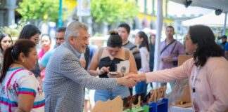Alcalde Alberto Islas Reyes inauguró el Corredor Cultural “Arte al Parque”