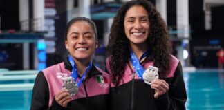 Alejandra Estudillo y Gabriela Agúndez cosecharon plata en la plataforma 10 metros #CopaMundial
