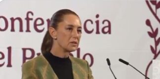 La Presidenta Claudia Sheinbaum anuncia relevo en el INM para el 1 de mayo.