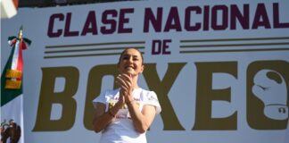 Claudia Sheinbaum presidió arranque de la Clase Nacional de Boxeo.