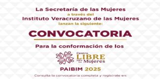 IVM lanza convocatoria a veracruzanas para integrar equipos en los Centros LIBRES anunciados ayer por Presidencia