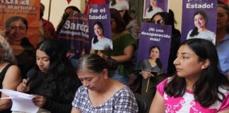 Exigen investigación con perspectiva de género en asesinato de Sandra Domínguez.