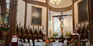 Repican campanas de Catedral en Xalapa por fallecimiento del Papa Francisco .