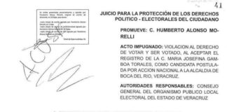Impugnan registro de Ma. Josefina Gamboa a presidencia municipal de Boca del Río #Veracruz .