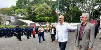Asiste Alberto Islas a conmemoración del Día del Policía Veracruzano.