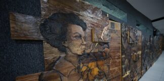 Un mural sobre la reivindicación femenina en el CUCSH.