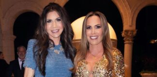 Natalia Denegri recibe reconocimiento en la American Patriots Gala.