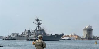 Semar aclara presencia de buque USS Gravely en Veracruz .