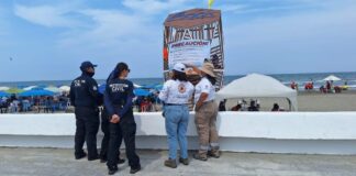 Más de un millón de personas disfrutaron playas de Veracruz bajo estricta vigilancia