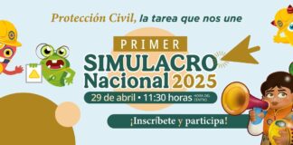 Veracruz, listo para participar en el Primer Simulacro Nacional 2025 .