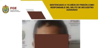 Sentencia de 110 años para secuestrador y homicida en Veracruz
