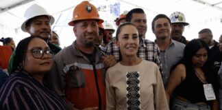 Seguirá la búsqueda hasta encontrar a los 63 mineros de Pasta de Conchos, afirma Sheinbaum.