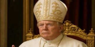 Indigna a la comunidad católica mundial imagen de Trump vestido de Papa