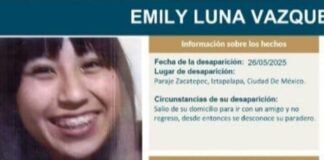 Hallan sin vida a la estudiante desaparecida Emily Luna Vázquez.