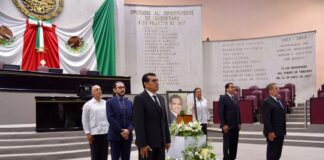 #Veracruz: Realizan en el Congreso acto póstumo en memoria de exgobernador de Veracruz.
