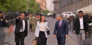 Rocío Nahle García participó en la Mesa de Seguridad Nacional.