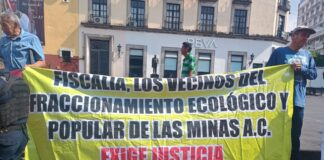 Colonos exigen que se resuelva caso de invasión Fraccionamiento Ecológico y Popular de las Minas