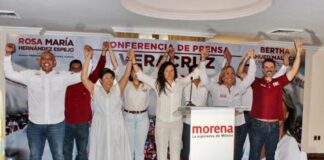 Candidatas de Morena en Veracruz-Boca del Río van arriba en las encuestas, asegura Luisa María Alcalde.