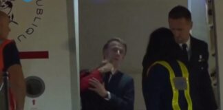 #Video: Estábamos bromeando insiste Emmanuel Macron sobre bofetada.