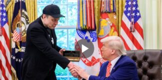 #Entérate Musk revela la causa de su ojo morado en la despedida de Trump.