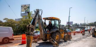 Por trabajos viales cierran laterales de Murillo Vidal y Rébsamen en Xalapa