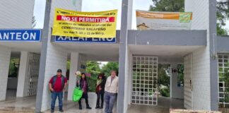 Permitieron ingreso con vehículo al panteón solo a personas con alguna discapacidad