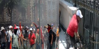 Tras irrupción violenta de la CETEG en SEGOB, CNTE se retira sin llegar a acuerdos.