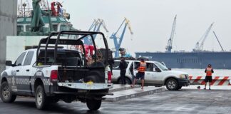 Dos personas mueren al caer con un auto en el malecón de Veracruz