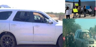 Protestan tras ejecución extrajudicial de Guardia Nacional de una pareja en Sinaloa, ella embarazada.