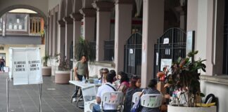 Reportan escasa participación ciudadana en la capital de Veracruz .