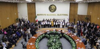 Entregan constancias a magistraturas que integrarán Tribunal de Disciplina Judicial, Sala Superior y Salas Regionales del TEPJF.