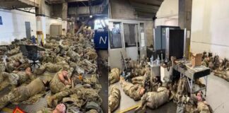 Newson acusa a Trump de mandar a las tropas sin comida y sin lugar para dormir.