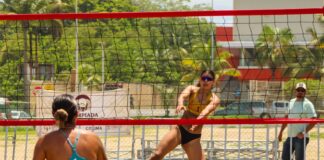 Veracruz inicia con fuerza en el voleibol de playa de la Olimpiada Nacional.