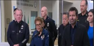 Sin precedentes toque de queda en Los Ángeles, California.