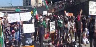 Redadas y protestas en Los Ángeles.