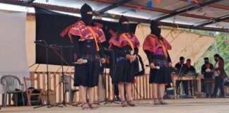 Mujeres zapatistas dedican poema a maestras indígenas de la CNTE.