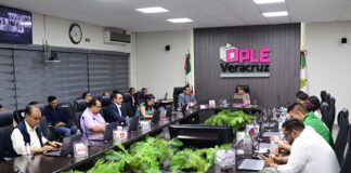 OPLE Veracruz concluye sesión permanente de vigilancia de Jornada Electoral 2024-2025