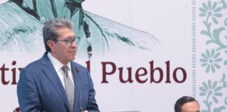 Diputado Ricardo Monreal anuncia que el lunes se abordará la Ley de lavado de dinero.