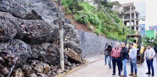 Constructora deberá reparar daños en muro de contención: Alberto Islas.